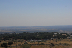 Spain, Brunete, Villaneuva de la Canada straight ahead, Madrid left distance, Brunete right distance