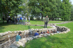 WW1 Tours, Messines, Vienna students at war games in Bayernwald trenches