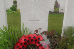 Ledwidge grave, Artillery Wood Cemetery