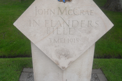 McCrae Memorial, Essex Farm, Ypres